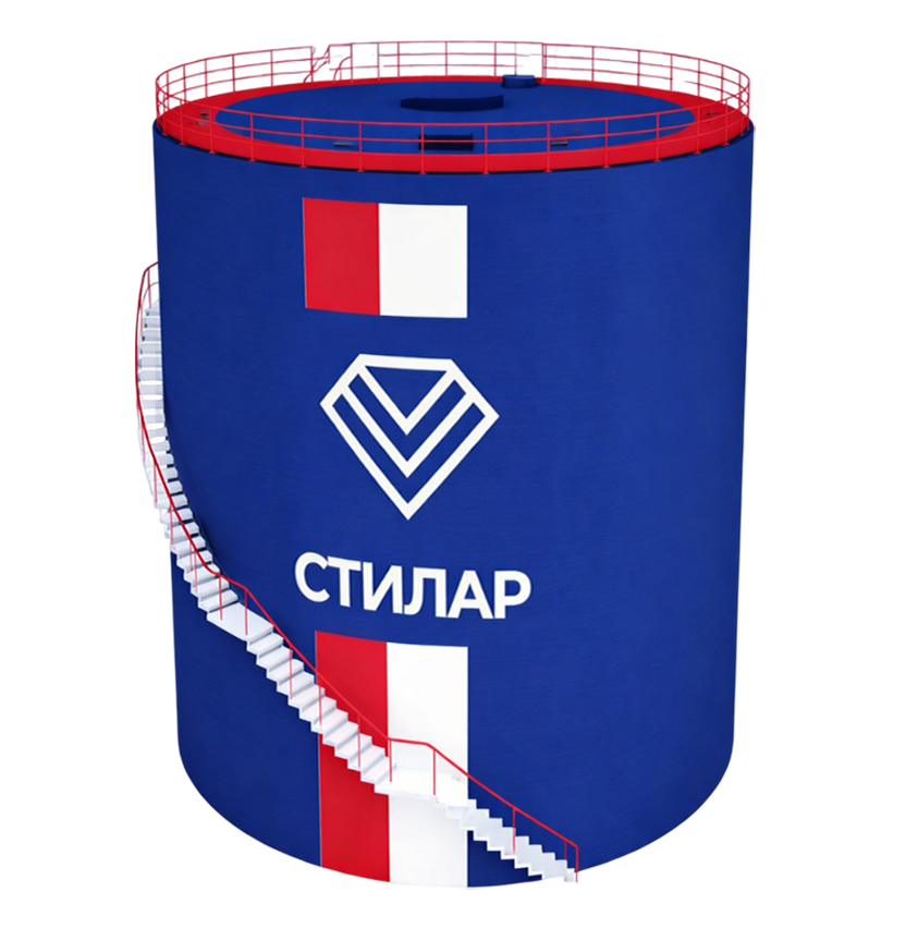 Цельносварной резервуар РВС для мазута 100 м³ от завода-производителя