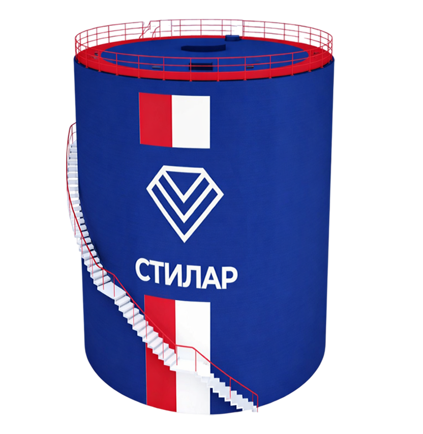 Цельносварной резервуар РВС для масла 50 м³ от завода-производителя