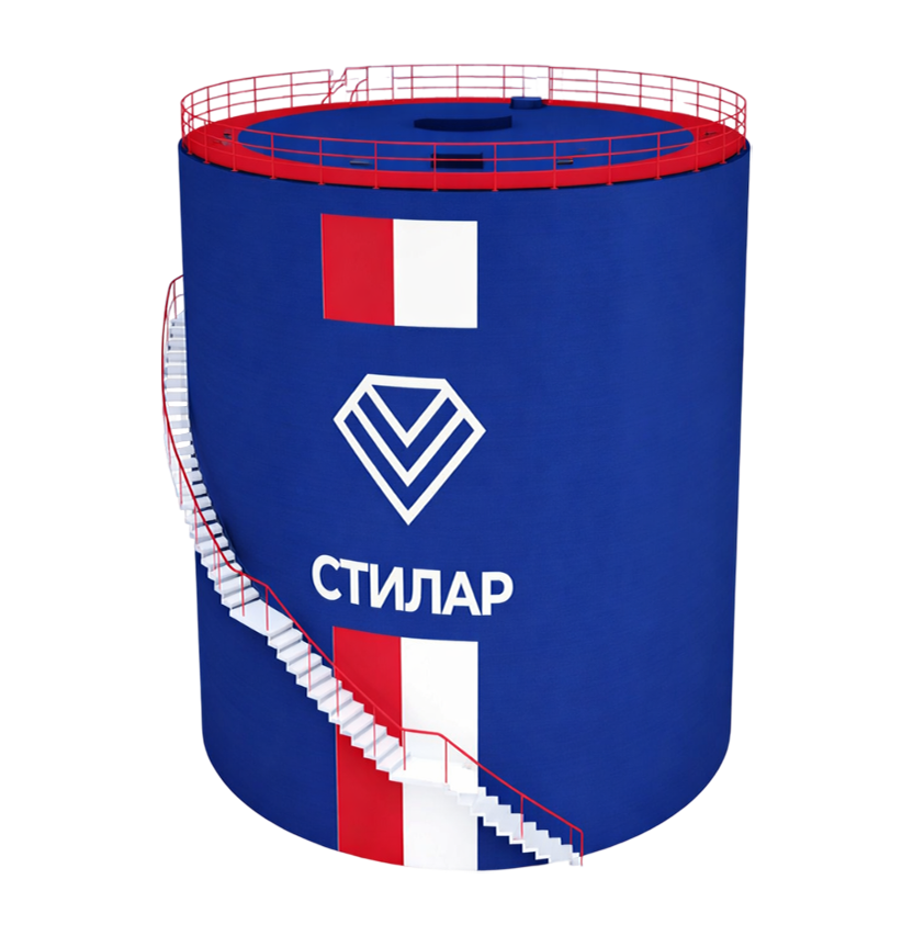 Цельносварной резервуар РВС аварийного запаса воды 40 м³ от завода-производителя